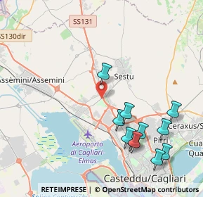 Mappa STR. PROV.8 KM.0, 09028 Sestu CA, Italia (4.95273)