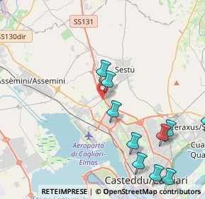 Mappa STR. PROV.8 KM.0, 09028 Sestu CA, Italia (6.12417)