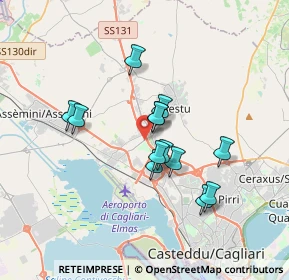 Mappa STR. PROV.8 KM.0, 09028 Sestu CA, Italia (3.09692)