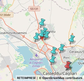 Mappa STR. PROV.8 KM.0, 09028 Sestu CA, Italia (3.74545)