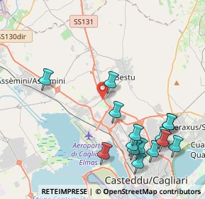 Mappa STR. PROV.8 KM.0, 09028 Sestu CA, Italia (5.36733)