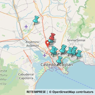 Mappa STR. PROV.8 KM.0, 09122 Cagliari CA, Italia (7.10583)