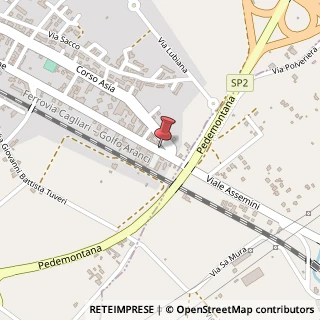 Mappa Via Carmine, 233, 09032 Assemini, Cagliari (Sardegna)