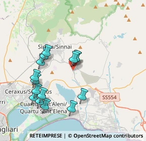Mappa Via Circonvallazione, 09040 Maracalagonis CA, Italia (4.14667)