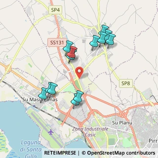 Mappa Ex SS. 131 Km 7, 09122 Cagliari CA, Italia (2.00615)
