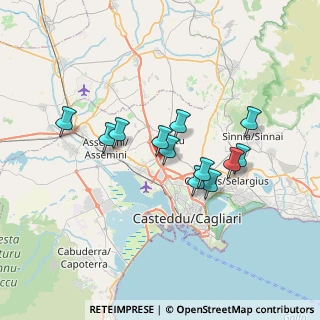 Mappa Ex SS. 131 Km 7, 09122 Cagliari CA, Italia (6.26667)