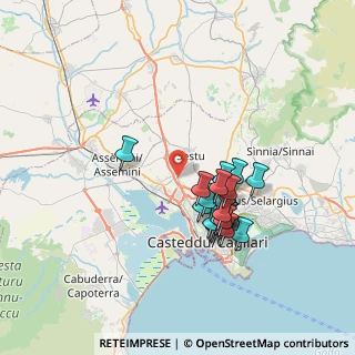 Mappa Ex SS. 131 Km 7, 09122 Cagliari CA, Italia (6.766)