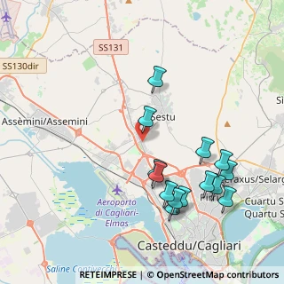 Mappa Ex SS. 131 Km 7, 09122 Cagliari CA, Italia (4.72929)