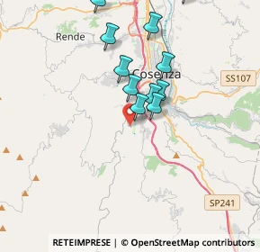 Mappa Via Nazionale, 87030 Carolei CS, Italia (3.68455)