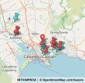 Mappa SS 554 bivio per Sestu, 09122 Cagliari CA (6.85692)