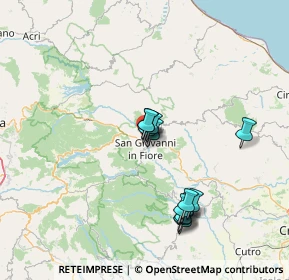 Mappa Via delle Margherite, 87055 San Giovanni in Fiore CS, Italia (14.80571)