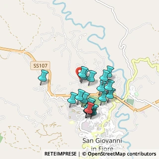 Mappa Via delle Ginestre, 87055 San Giovanni in Fiore CS, Italia (0.8735)