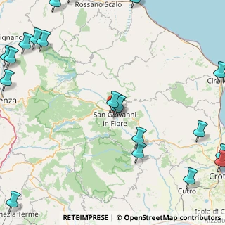 Mappa Via delle Ginestre, 87055 San Giovanni in Fiore CS, Italia (30.026)