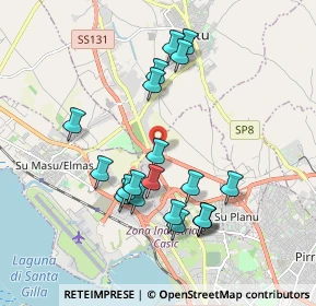 Mappa SS 131dir, 09028 Cagliari CA (1.987)