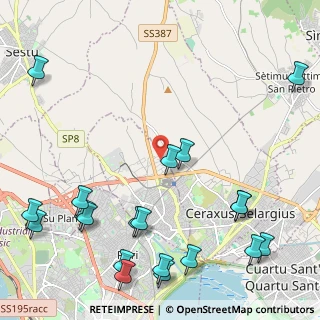 Mappa Via Pietro Nenni, 09042 Monserrato CA, Italia (3.3065)