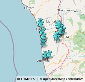 Mappa 87030 Falconara Albanese CS, Italia (11.078)