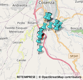 Mappa Via Croci, 87045 Laurignano CS, Italia (1.2675)