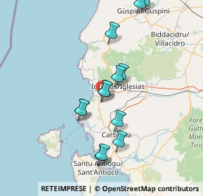 Mappa SS 126 Loc. Stazione Monteponi, 09013 Gonnesa SU, Italia (15.14154)