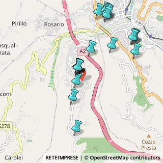Mappa Via Santa Maria, 87045 Laurignano CS, Italia (1.215)