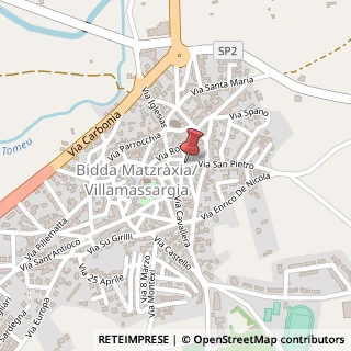 Mappa Via San Pietro, 22, 09010 Villamassargia, Carbonia-Iglesias (Sardegna)