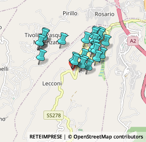 Mappa Via Iove n., 87030 Vadue CS, Italia (0.74815)