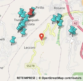 Mappa Via Iove n., 87030 Carolei CS, Italia (1.293)