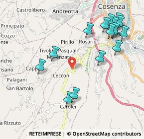 Mappa Via Iove n., 87030 Carolei CS, Italia (2.6425)