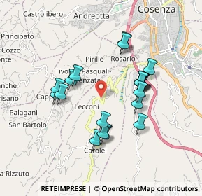 Mappa Via Iove n., 87030 Carolei CS, Italia (1.7765)