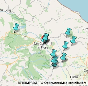 Mappa Via Campo Sportivo, 87055 San Giovanni in Fiore CS, Italia (14.12571)