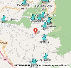 Mappa 87050 Pedace CS, Italia (3.12947)