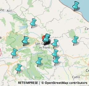 Mappa Via dei Cedri, 87055 San Giovanni in Fiore CS, Italia (13.4685)