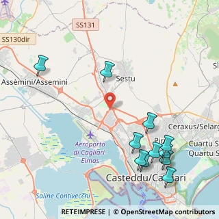 Mappa Via Giua, 09122 Cagliari CA, Italia (5.75727)