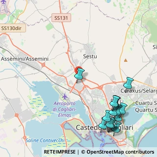 Mappa Via Giua, 09122 Cagliari CA, Italia (6.40188)