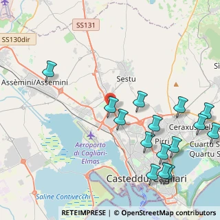 Mappa Via Giua, 09122 Cagliari CA, Italia (5.80733)