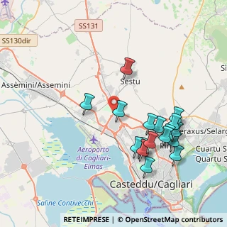 Mappa Via Giua, 09122 Cagliari CA, Italia (4.43353)