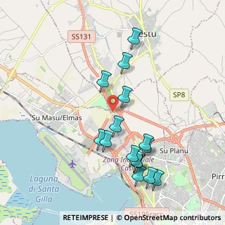 Mappa Via Giua, 09122 Cagliari CA, Italia (2.21667)
