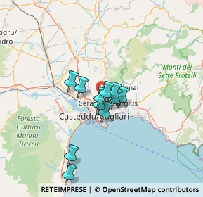 Mappa Via Umberto Terracini, 09042 Monserrato CA, Italia (10.21818)