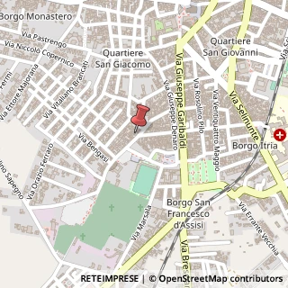 Mappa Via Agostino Bertani,  42, 91022 Castelvetrano, Trapani (Sicilia)