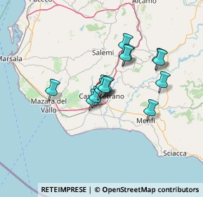 Mappa Via Mariano Santangelo, 91022 Castelvetrano TP, Italia (10.965)