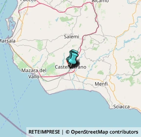 Mappa Via Mariano Santangelo, 91022 Castelvetrano TP, Italia (11.92)