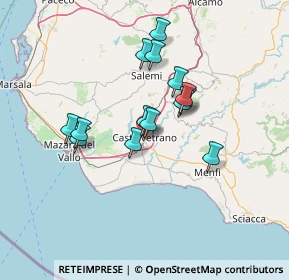 Mappa Via Selinunte, 91022 Castelvetrano TP, Italia (12.55)