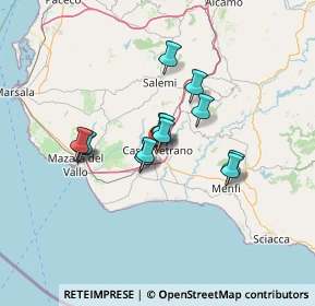 Mappa Via Selinunte, 91022 Castelvetrano TP, Italia (10.91077)