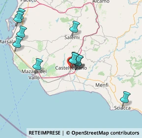 Mappa Via Selinunte, 91022 Castelvetrano TP, Italia (16.58667)