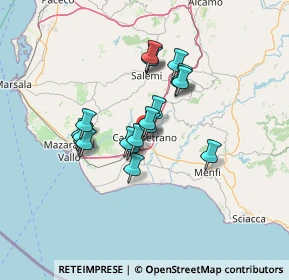 Mappa Via Selinunte, 91022 Castelvetrano TP, Italia (11.7175)