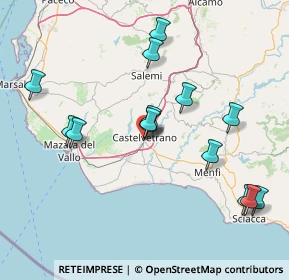Mappa Via Selinunte, 91022 Castelvetrano TP, Italia (17.62071)