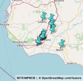 Mappa Via Selinunte, 91022 Castelvetrano TP, Italia (7.73385)