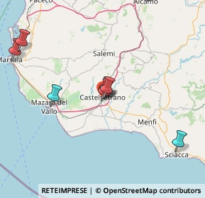 Mappa Via Selinunte, 91022 Castelvetrano TP, Italia (33.7195)