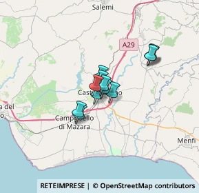 Mappa Via Selinunte, 91022 Castelvetrano TP, Italia (4.27083)