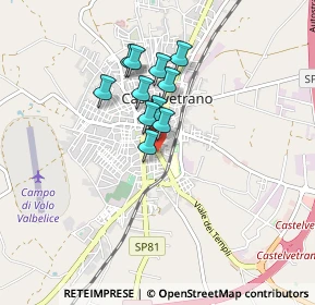 Mappa Via Selinunte, 91022 Castelvetrano TP, Italia (0.69182)