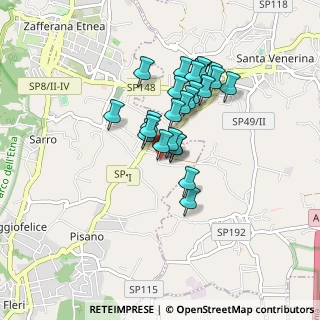 Mappa Via Ardichetto, 95019 Zafferana Etnea CT, Italia (0.77308)